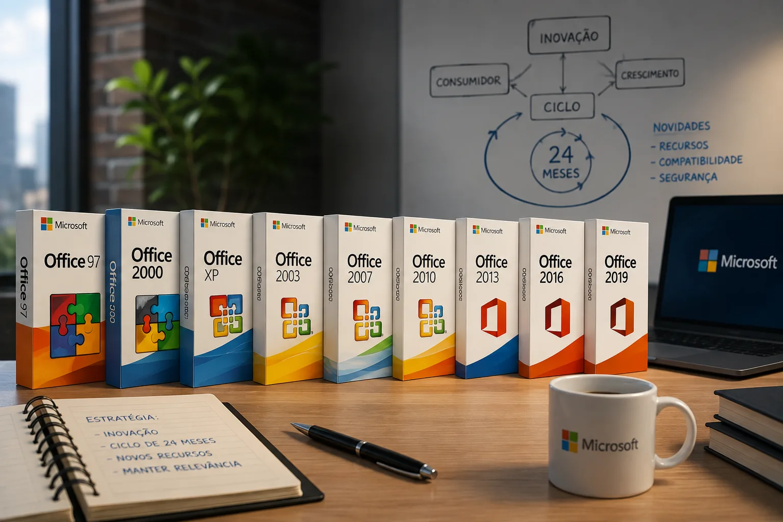 microsoft office rebranding historico