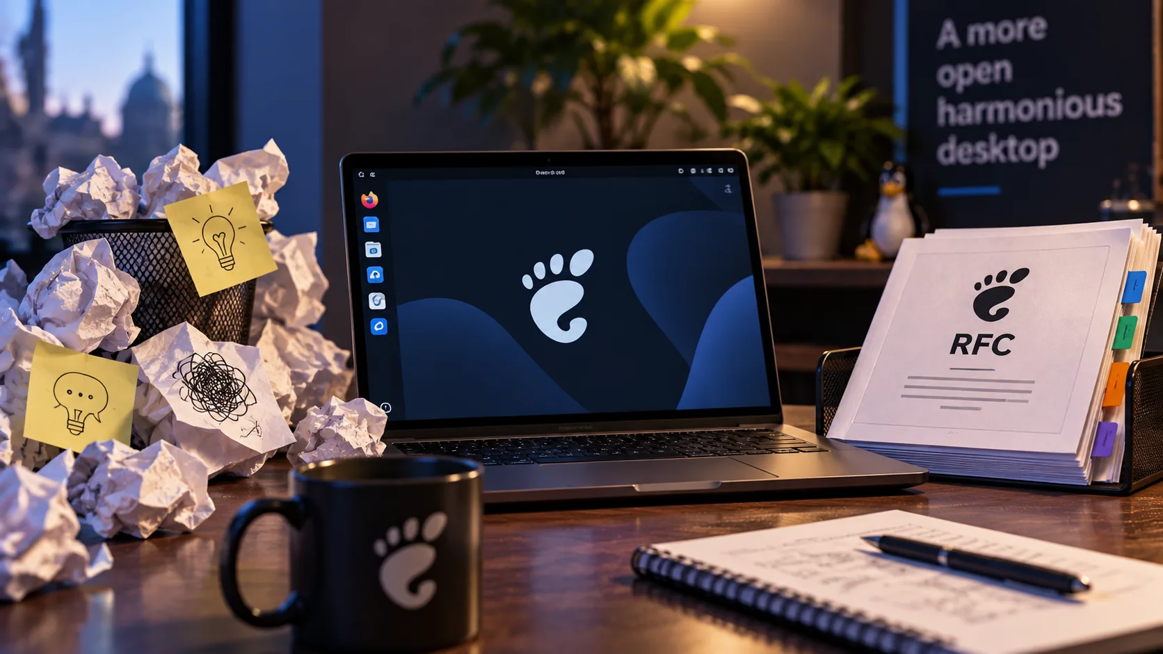 gnome propoe rfcs fim desenvolvimento informal