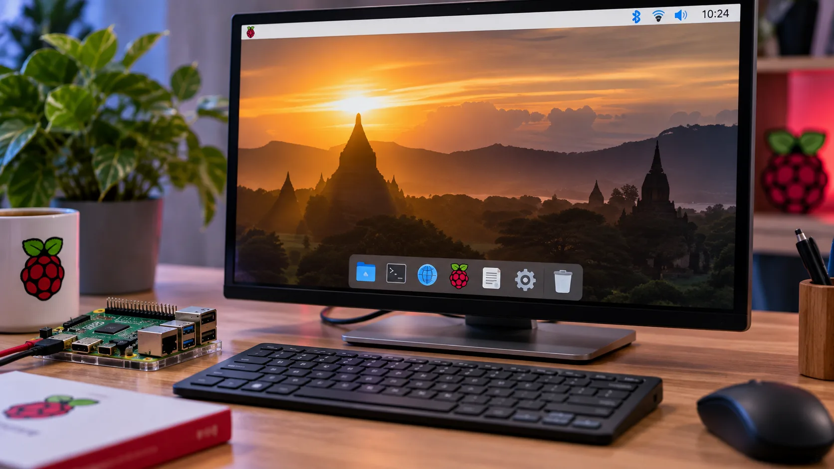 raspberry pi desktop dock opcional