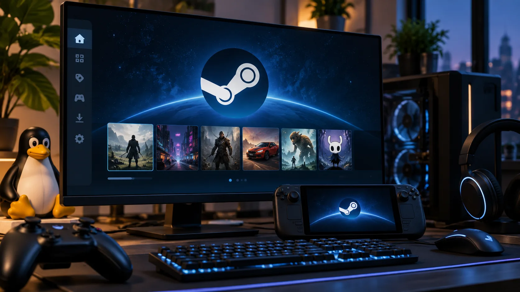 steam client beta protetor tela proton
