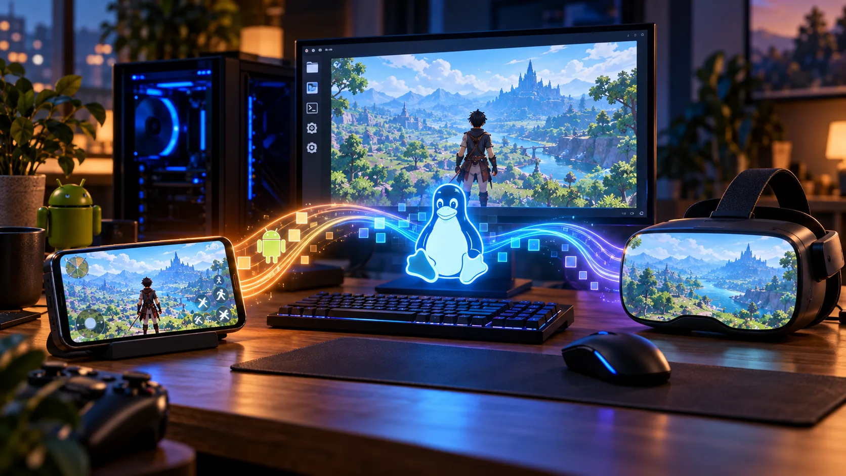 valve lepton jogos android linux vr