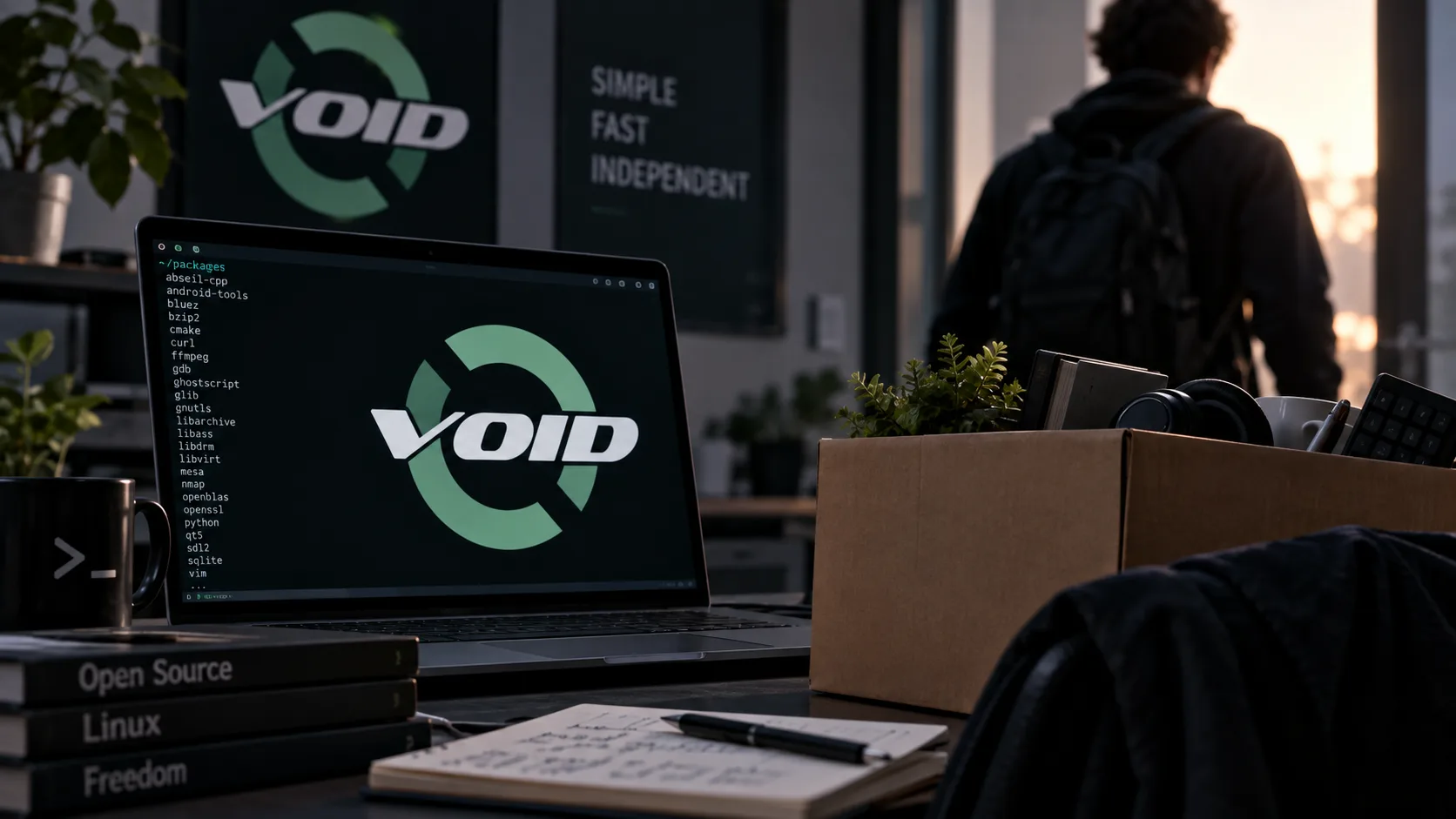 void linux pacotes orfaos conflito ia