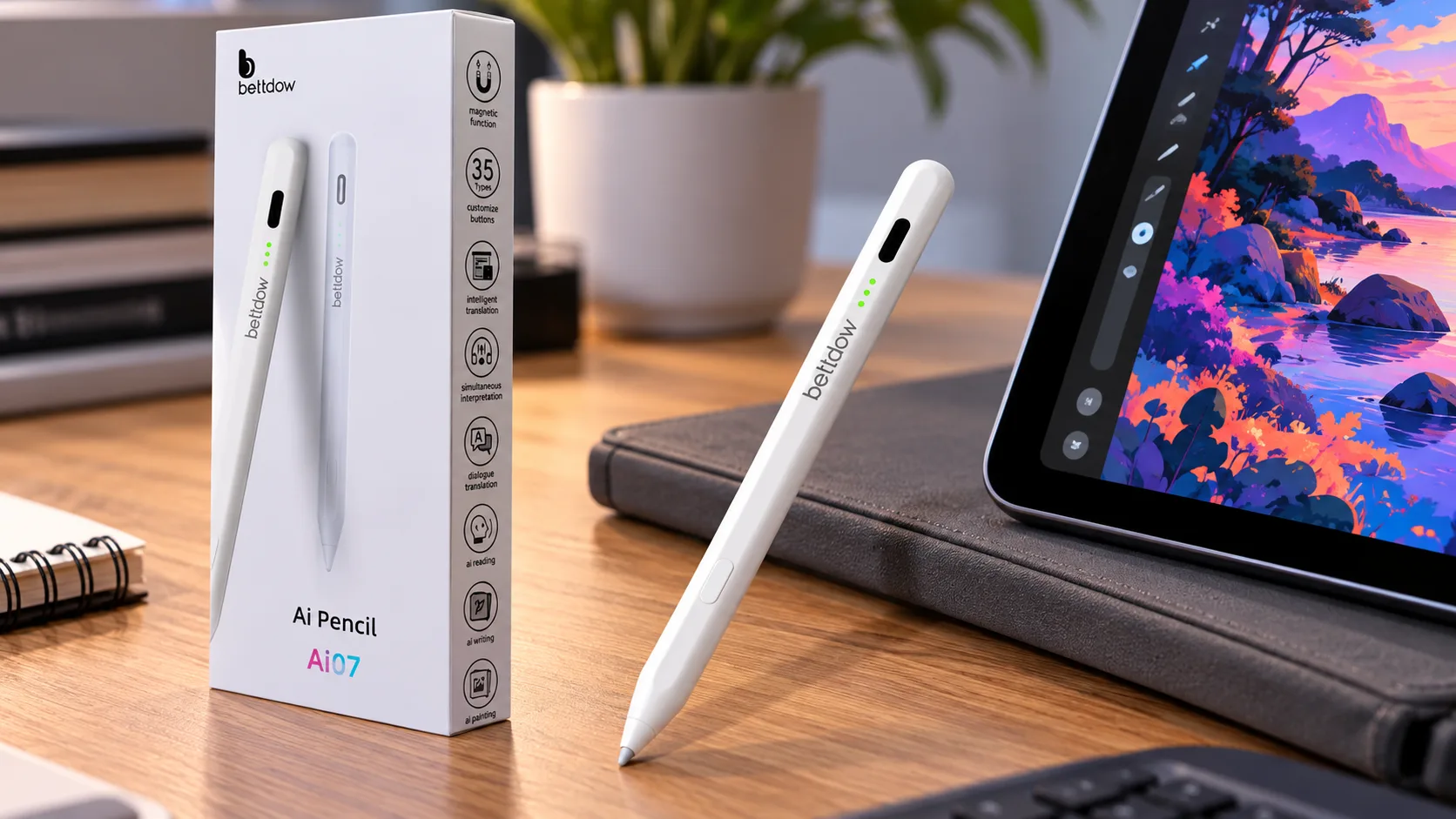 caneta stylus bettdow ai07 ipad