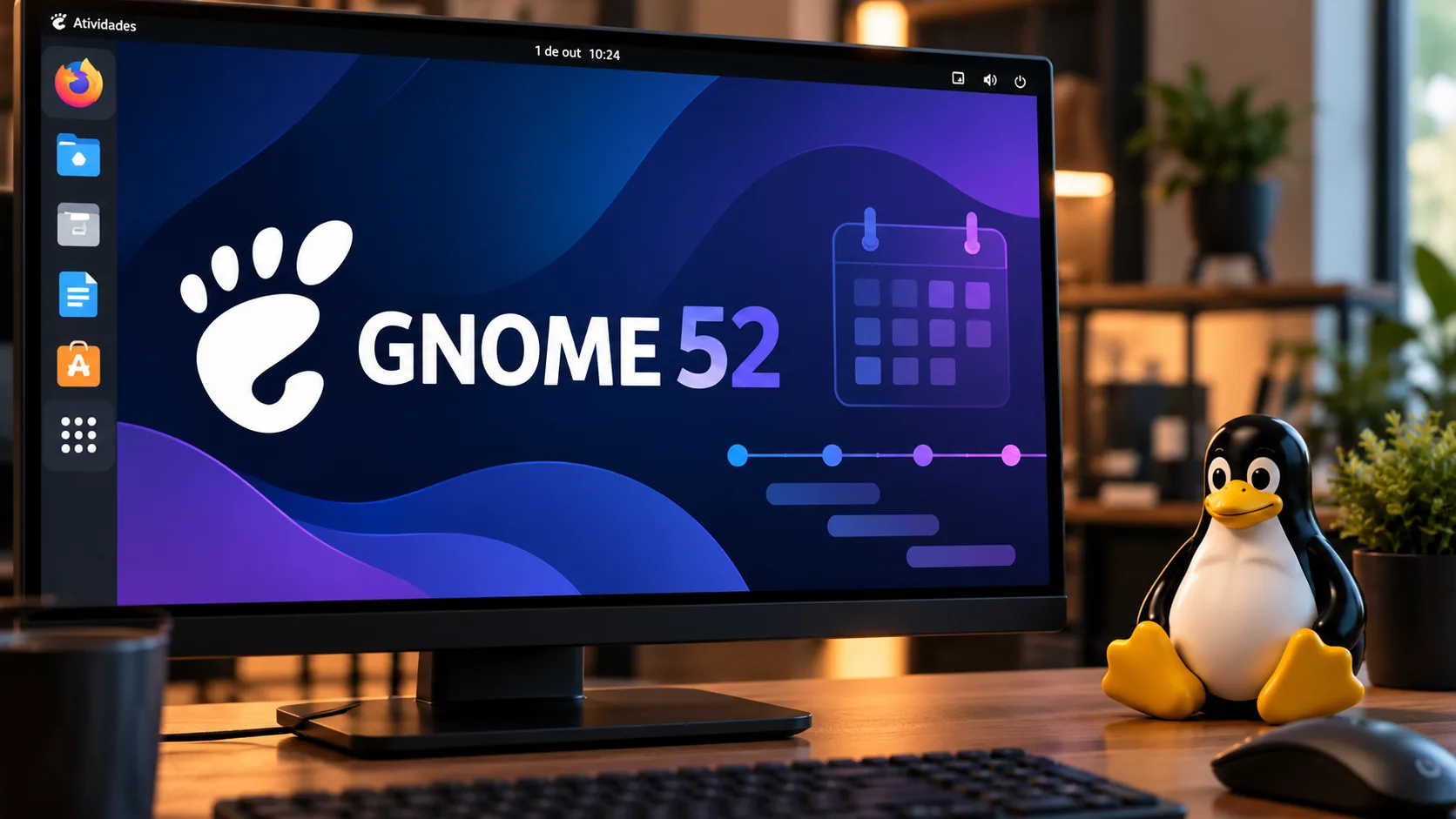gnome 52 cronograma recursos
