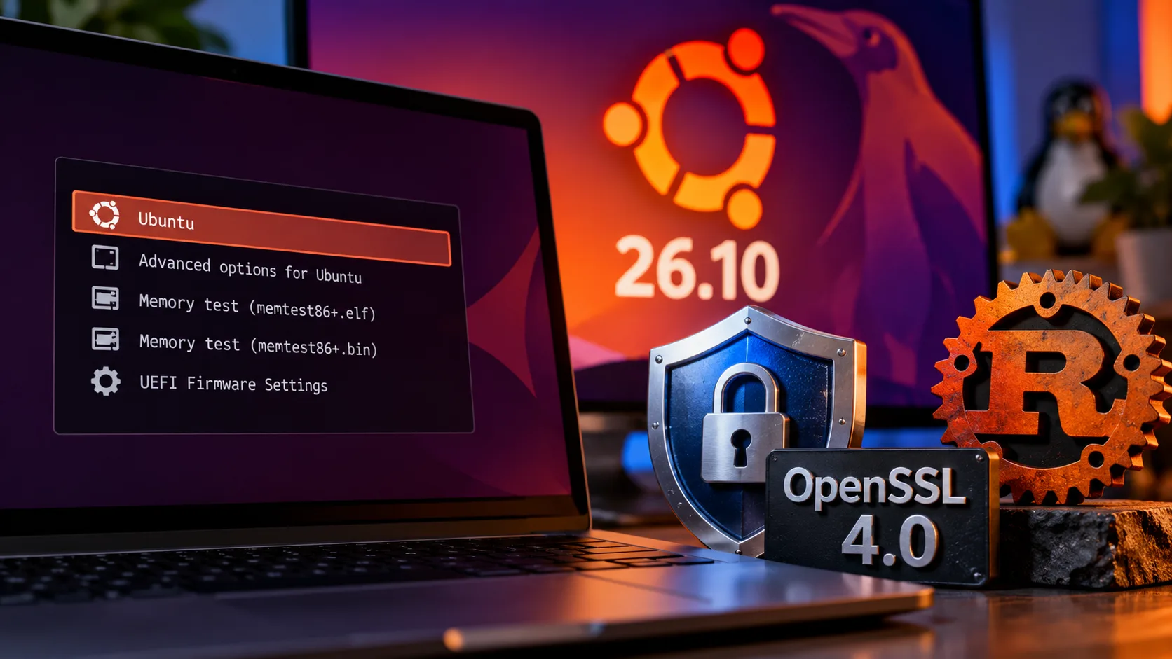 seguranca ubuntu 26 10 grub rust openssl